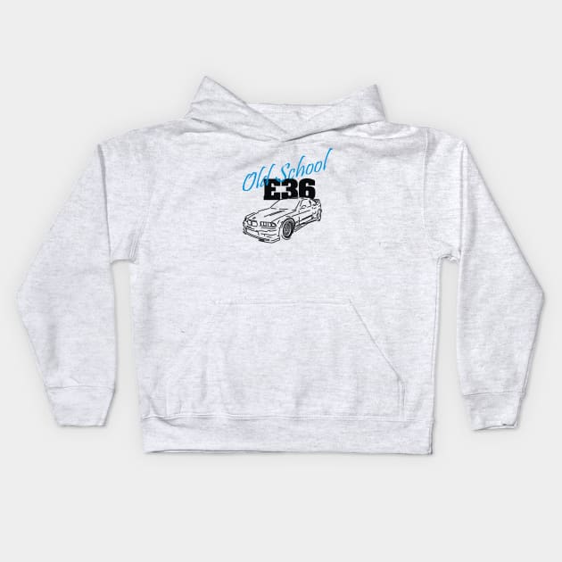 E36 Kids Hoodie by vakuera